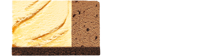 キャラメルリボン+チョップドチョコレ-ト(チョコレートスポンジ)