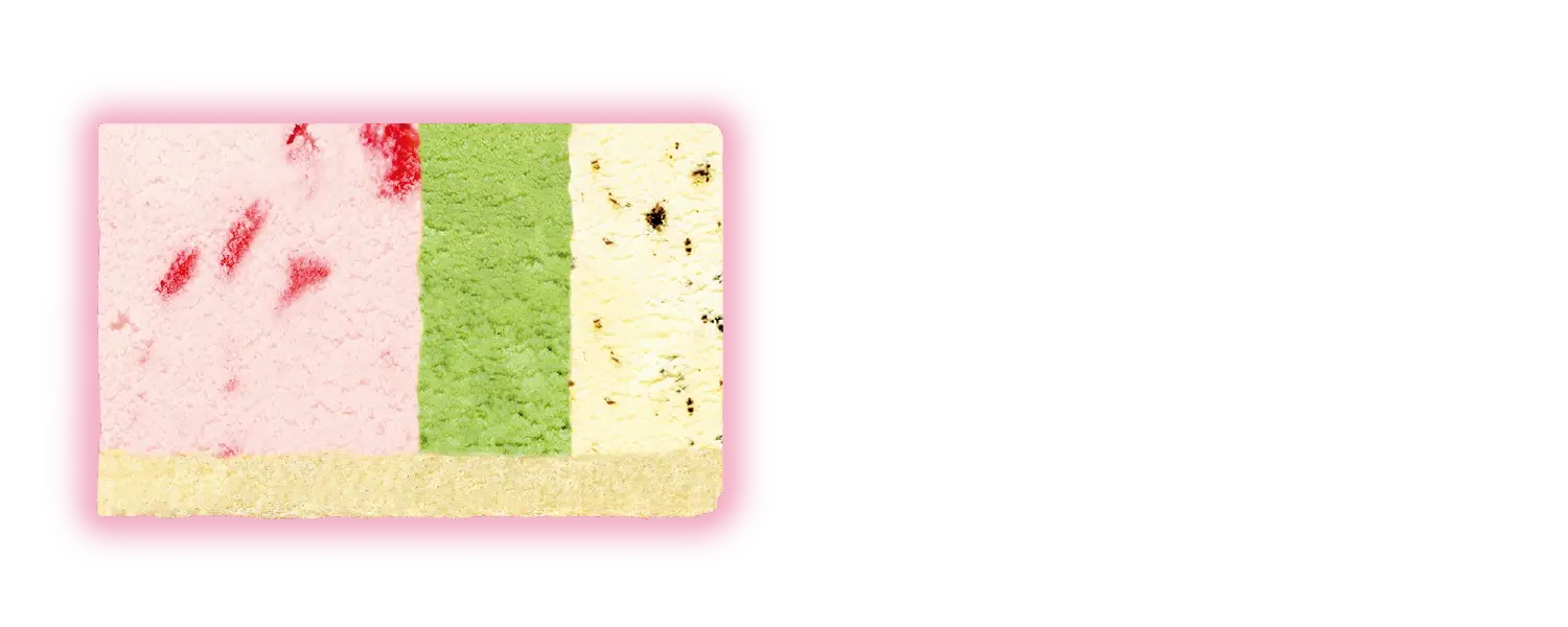 ベリーベリーストロベリー＋ピスタチオ＋チョコレートチップ（ホワイトスポンジ）