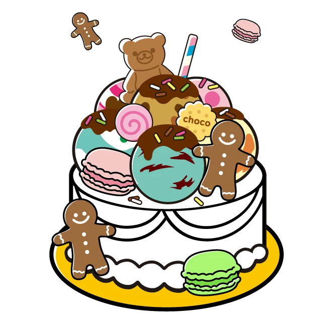 お好きなお菓子で！