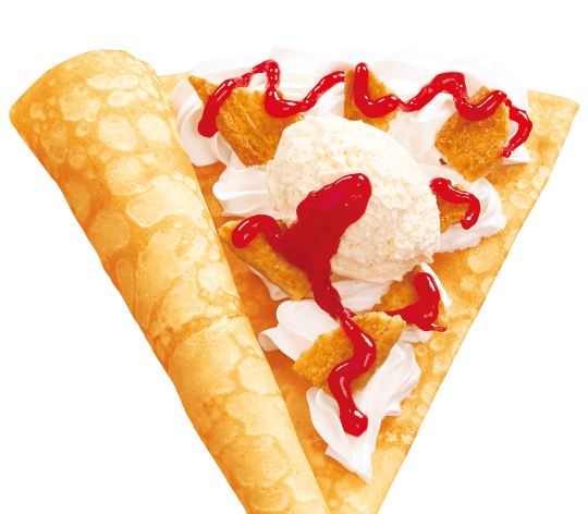 苺のサクふわレアチーズパイ