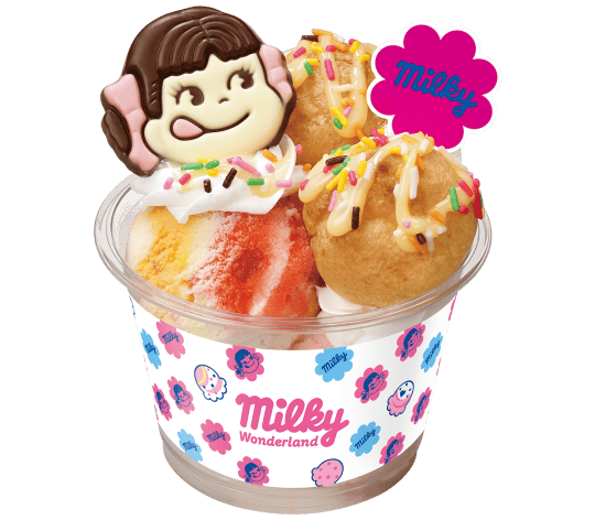 ミルキー シュークリームサンデー