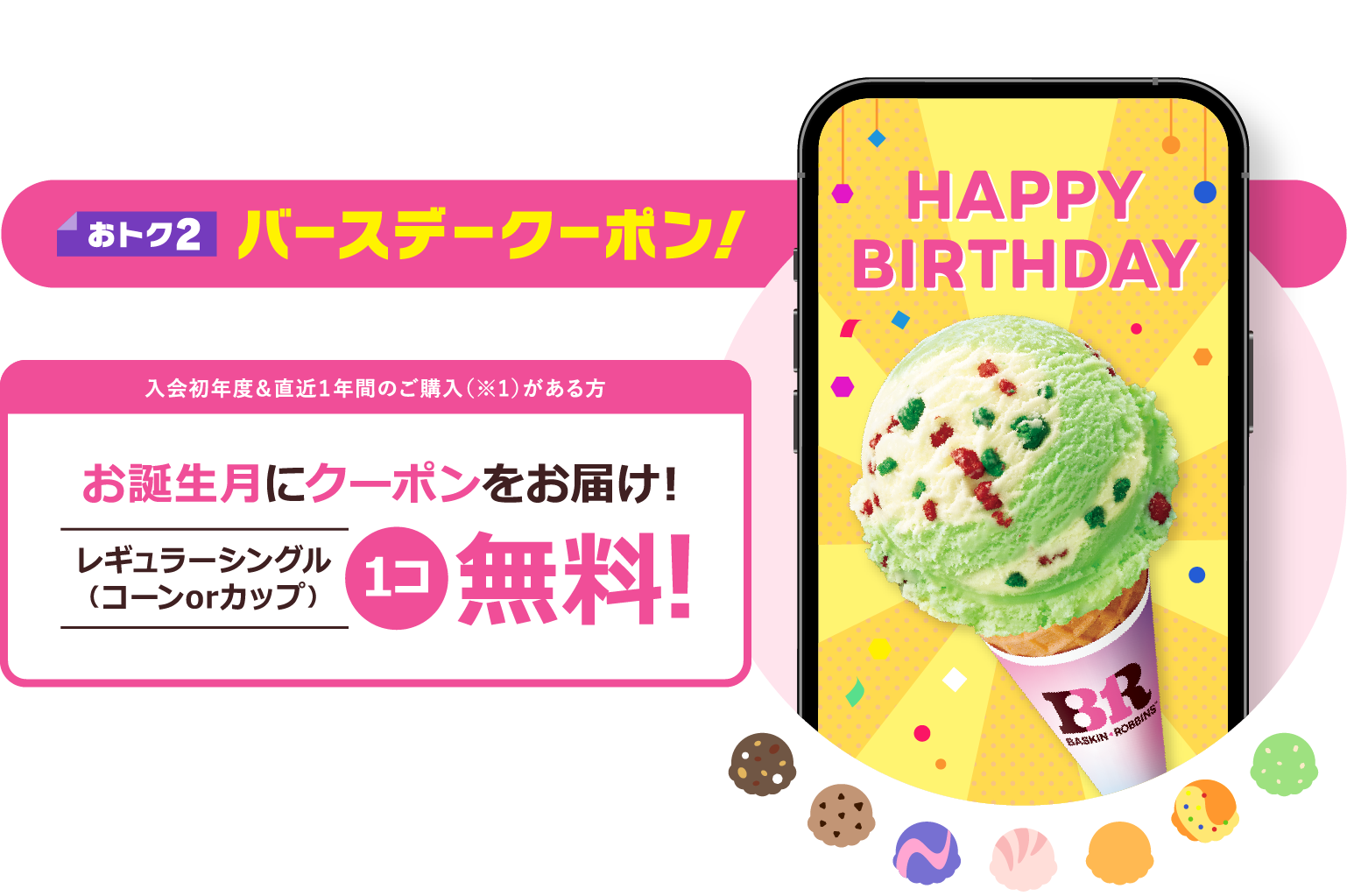 バースデークーポン